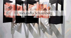 Desktop Screenshot of alexandraschoenberg.com